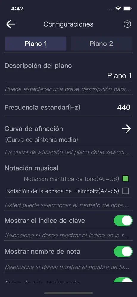 Sintonizador de Piano(Casera)