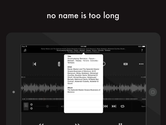 AudioScrub (PLAY Edition) iPad screenshot 3 - Music app