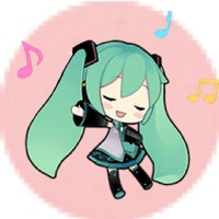 Miku And Team HD Sticker app icon - Stickers app for iPhone