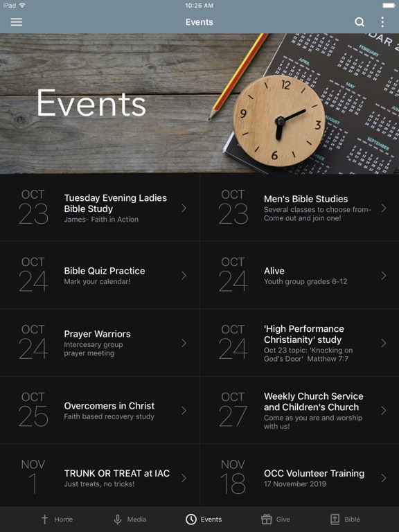 Island Alliance Church App iPad screenshot 3 - Lifestyle app