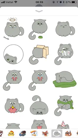 Game screenshot Cute Cat Emoji Funny Stickers mod apk