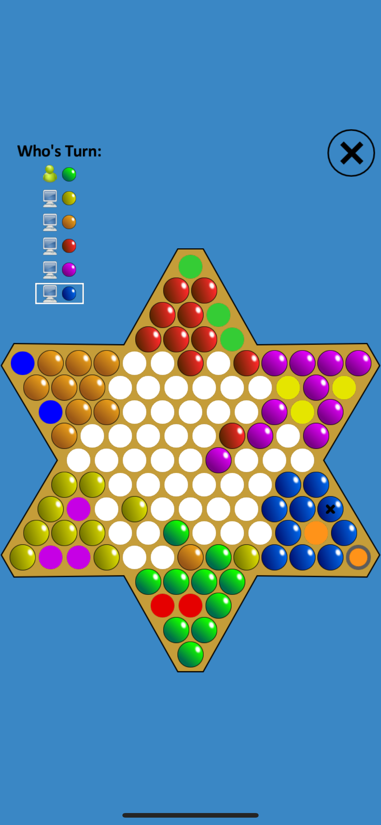 Chinese Checkers Touch