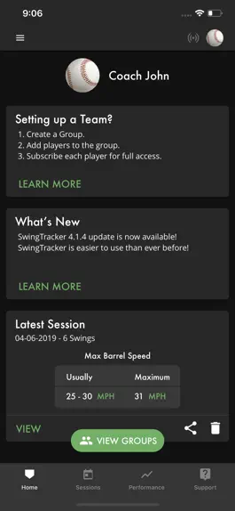 Game screenshot SwingTracker mod apk