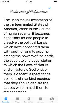 Our Constitution iPhone image 2
