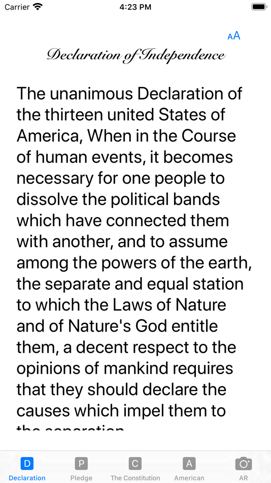 #2. our Constitution (iOS) Ved: Sigma Sky, LLC