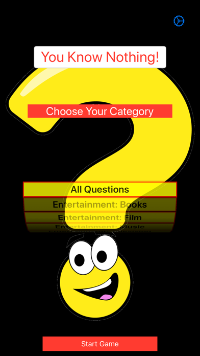 Screenshot #1 pour You Know Nothing Trivia