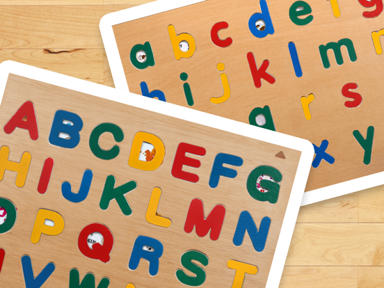 ABC Wood Puzzle iPad screenshot