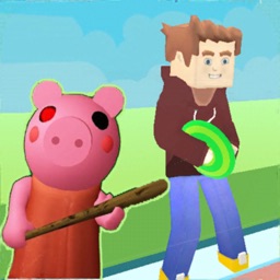 Obby vs Scarry Piggy Disc Game