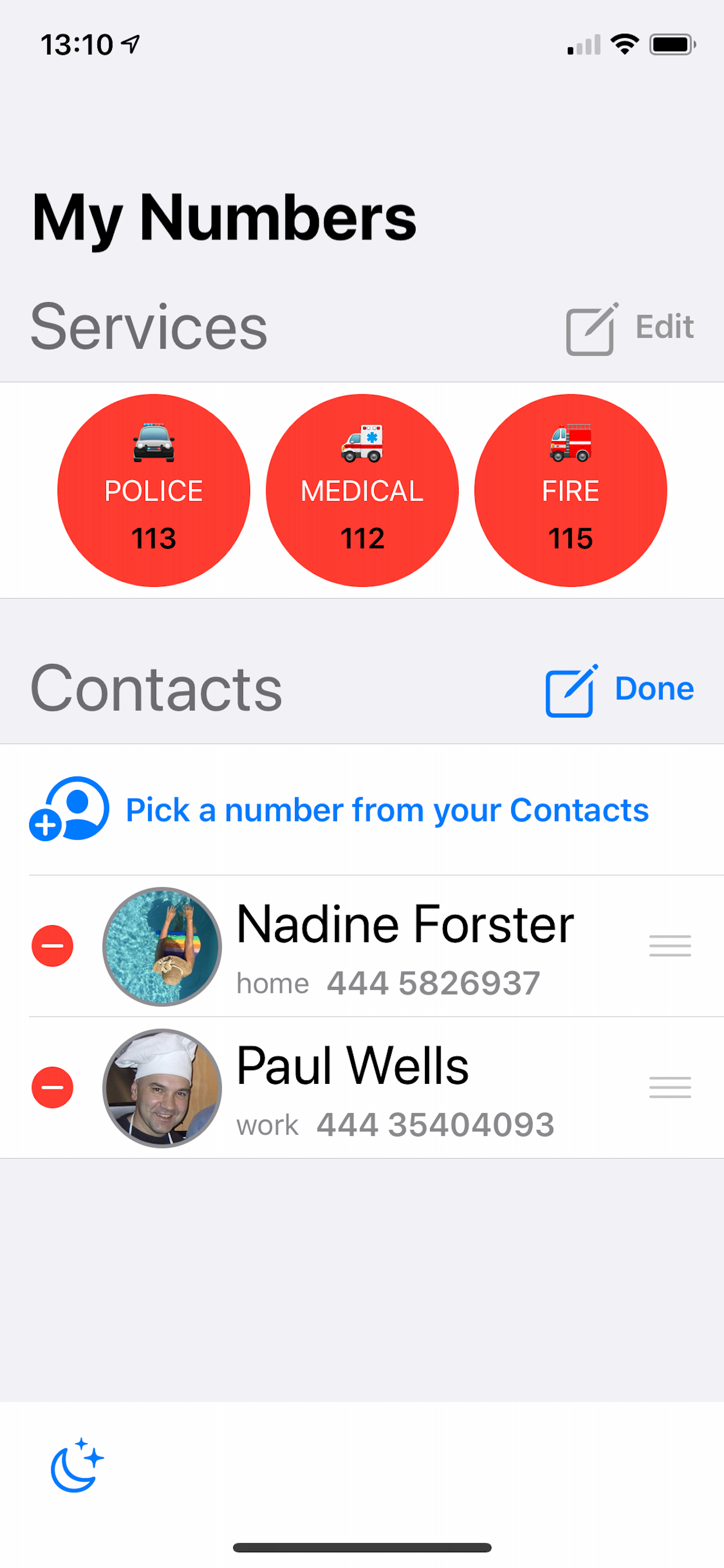 Red Contact Speed & Easy Dial