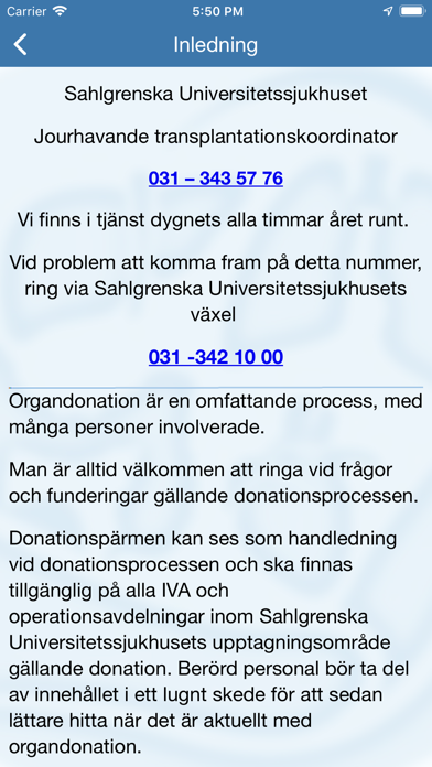 Donationspärm screenshot 3