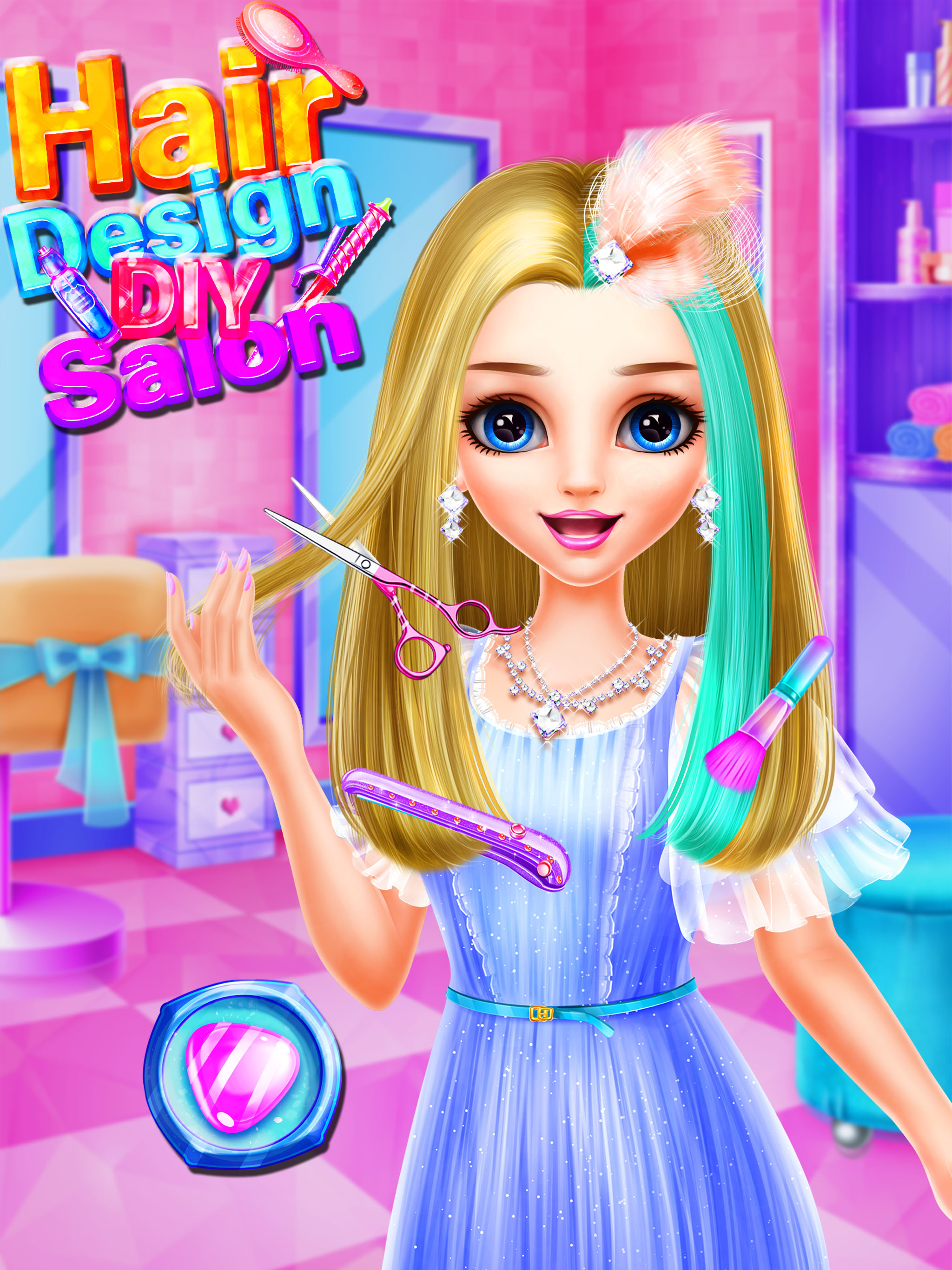 Hair Designer DIY Salon-Makeup