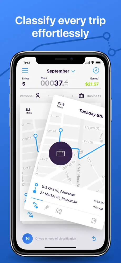 Simple Mileage Tracker