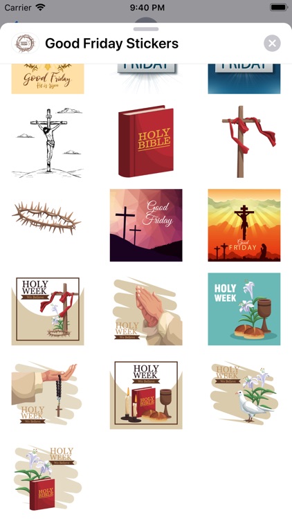 Good Friday Stickers