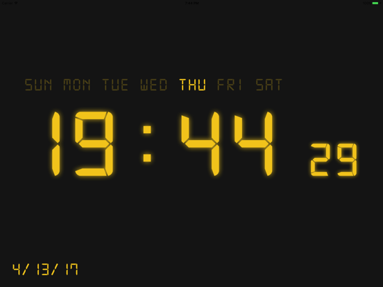 Screenshot #4 pour LED Clock-Pure Color Clock