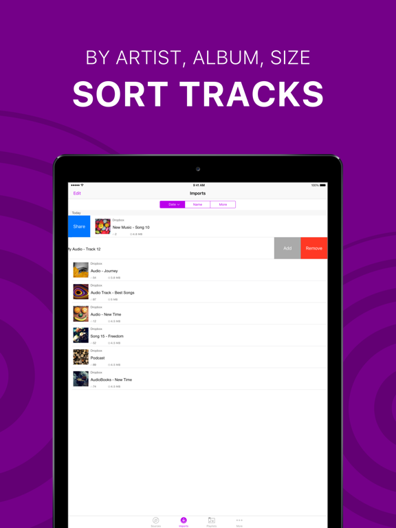 Offline Music Player & Cloud iPad screenshot 4 - Utilities app