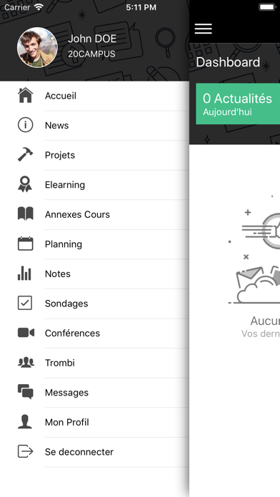 Screenshot #2 pour ICS Bégué Campus