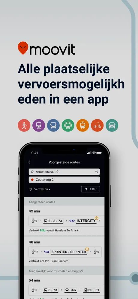 Moovit: Openbaar Vervoer