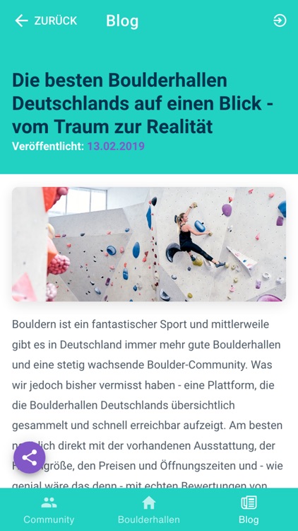 Boulderhallen finden screenshot-4