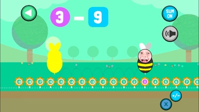 Crazy Math Number Line Lite iPhone screenshot
