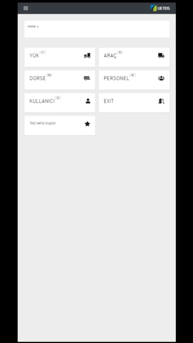 Screenshot #1 pour UETDS Yük Bildirim