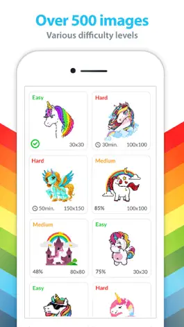 Game screenshot Unicorn Color by Number + mod apk