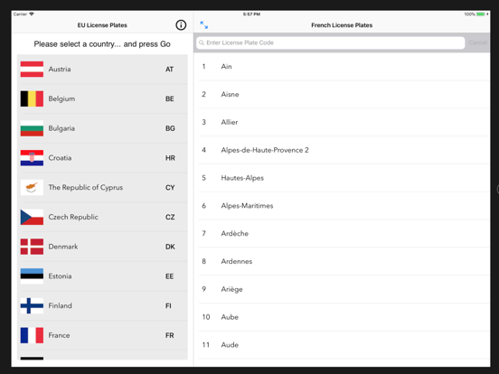 Screenshot #4 pour EUPlates