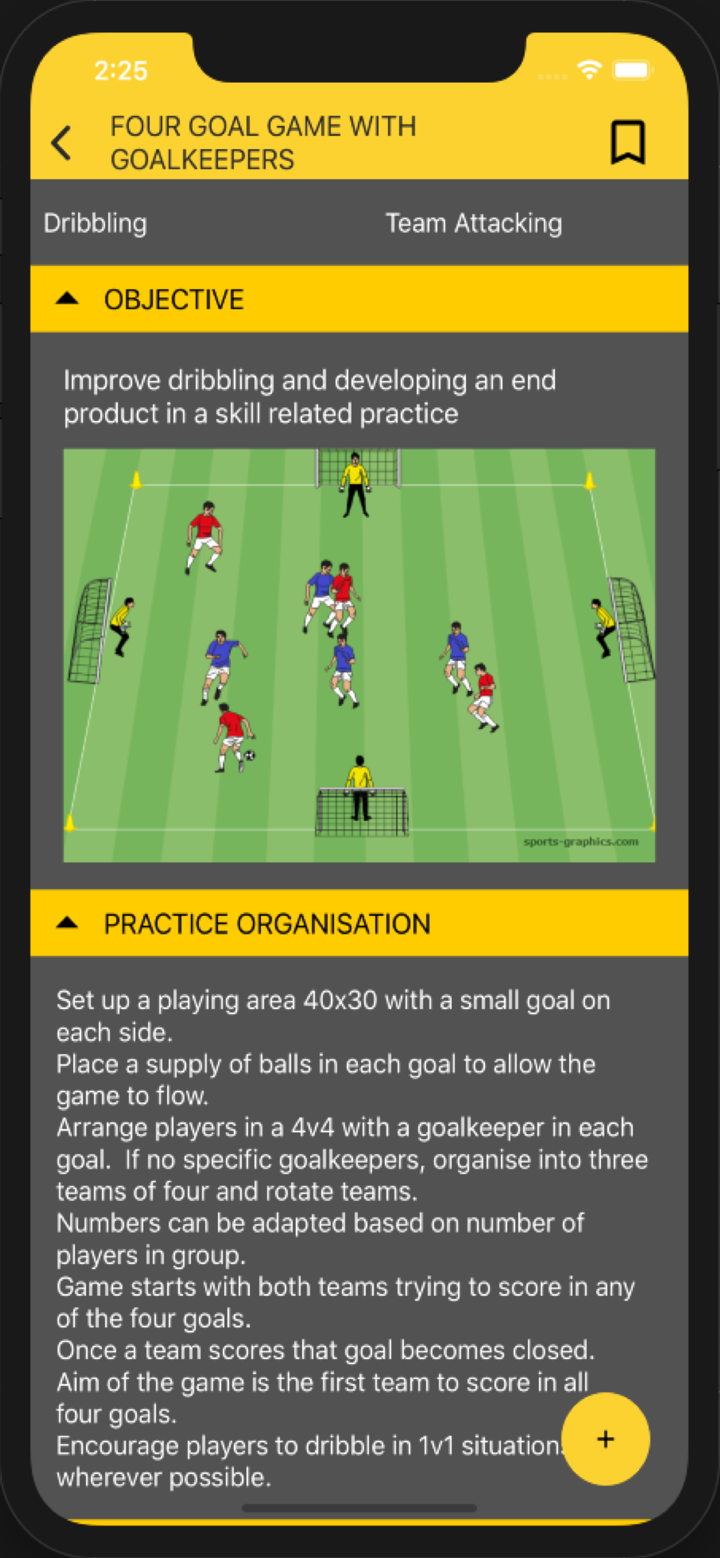 Football Sessions - Coach screenshot 3