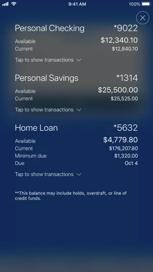 CCU Mobile Banking screenshot 1