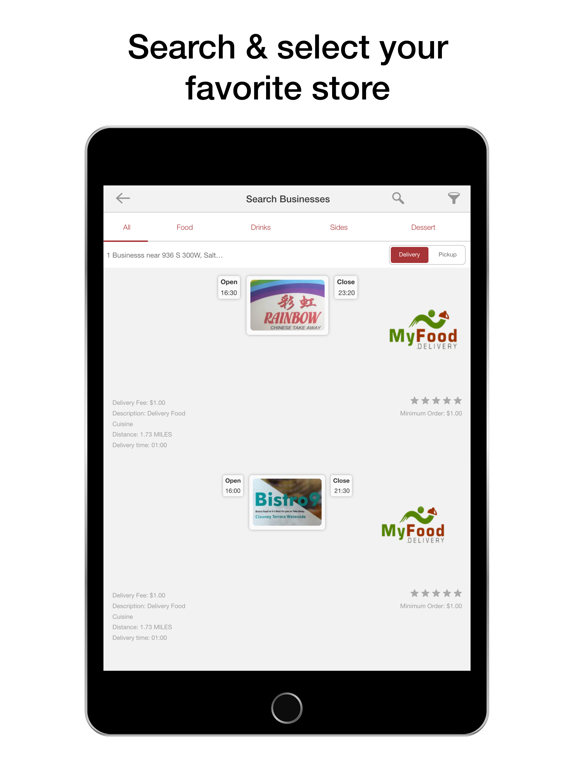 Screenshot #5 pour MyFood.Delivery