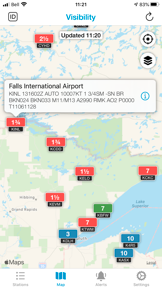 Minimums - METAR/TAF Analysis screenshot