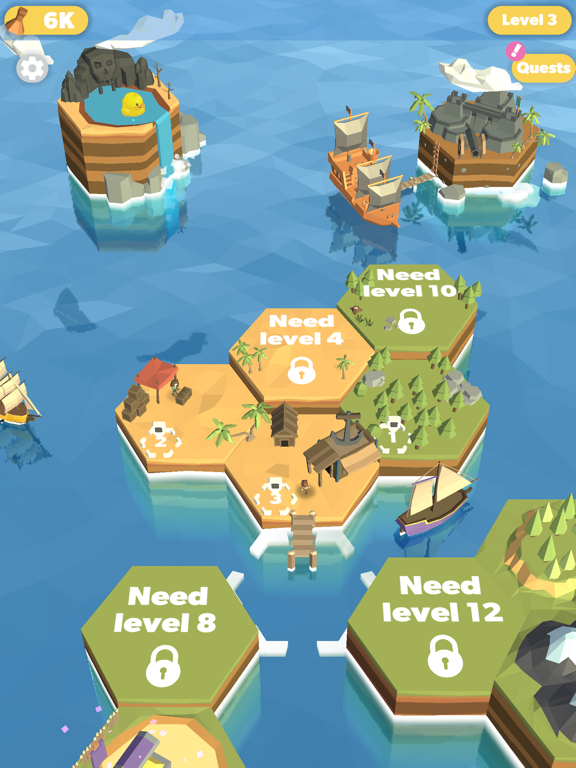 Screenshot #4 pour Islands Idle 3D - Pirate Bay
