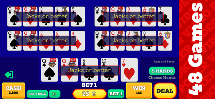 Video Poker Vegas Multi Hand