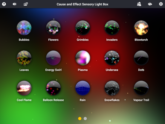 Sensory Light Box iPad app afbeelding 1