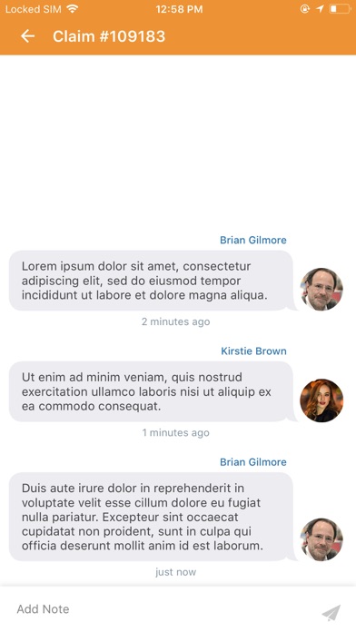 Livegenic myClaim Screenshot