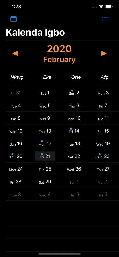Kalenda Igbo