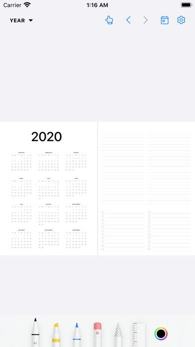 Pencil Planner & Draw Calendar Screenshot
