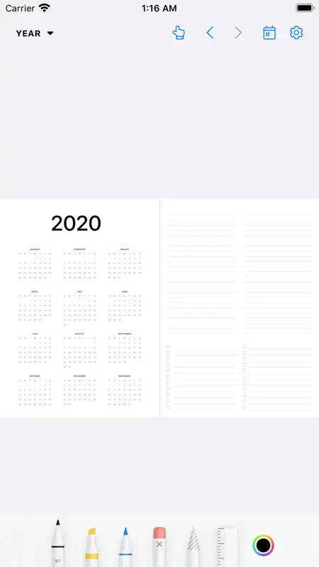 Pencil Planner & Draw Calendar screenshot 7 of 8