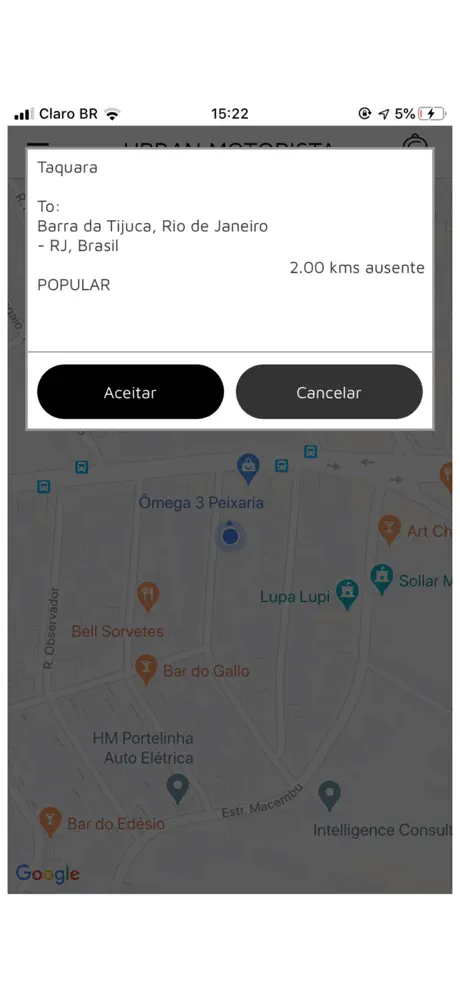 Urban Motorista App