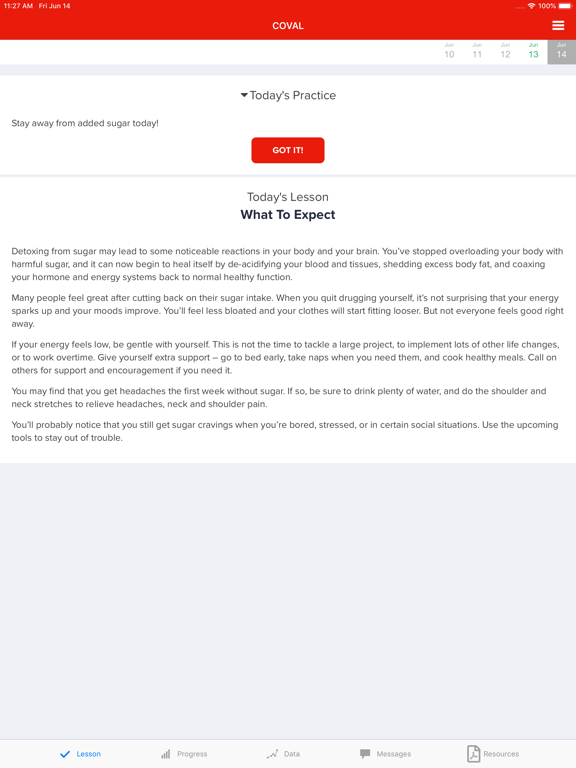 Screenshot #5 pour COVAL Coaching