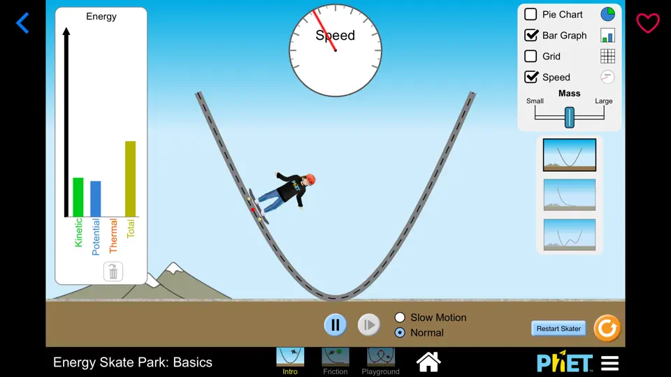 Screenshot von PhET Simulationen auf dem iPhone 3