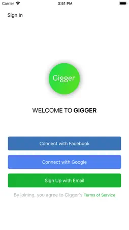 Gigger screenshot 2