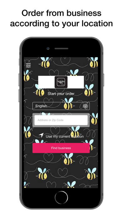 Busy Bee App Delivery Customer Screenshot
