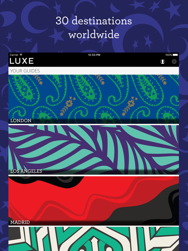 LUXE City Guides Screenshot