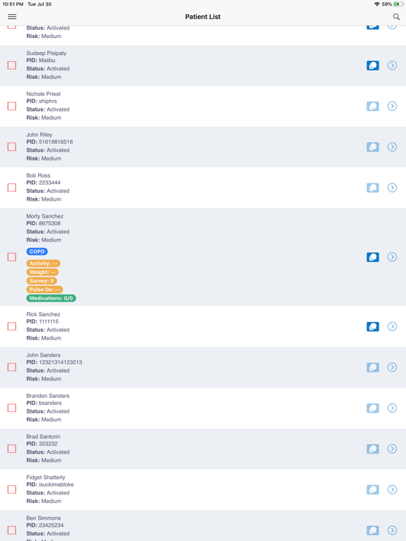 ClinicianConnect Mobile iPad screenshot 3 - Medical app