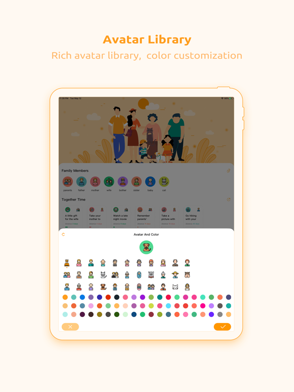 HomeTime - spend time family iPad screenshot 5 - Productivity app
