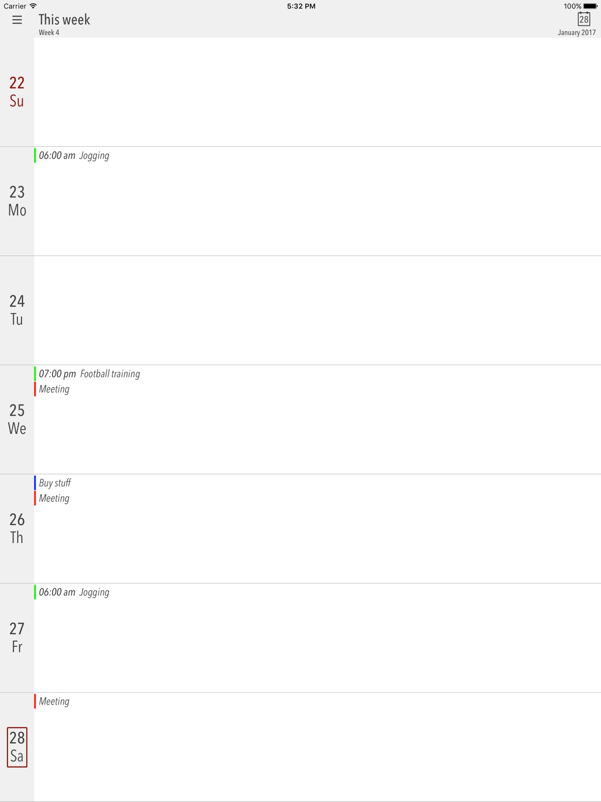 Cali - The Calendar App ipad screenshot 1