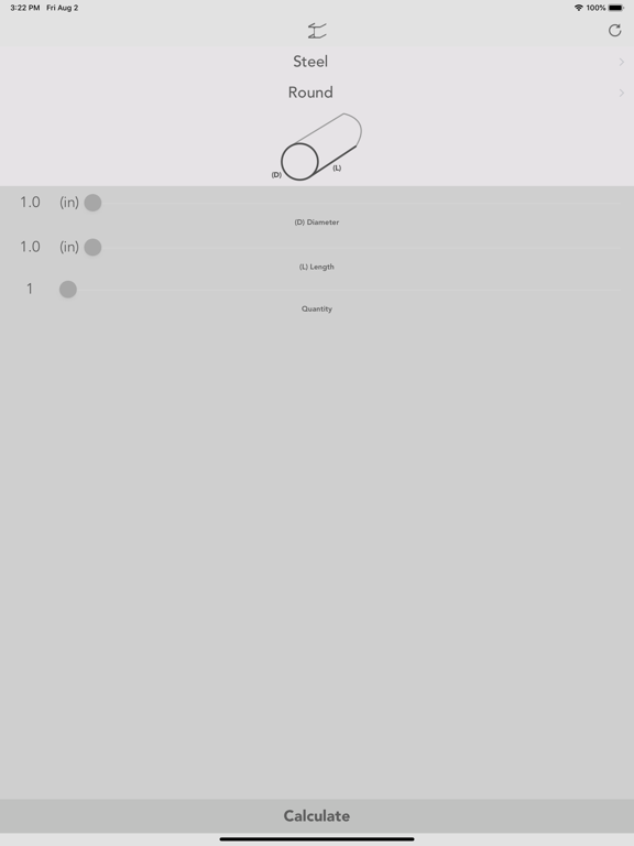 Screenshot #4 pour Metal Weight Calculator Pro