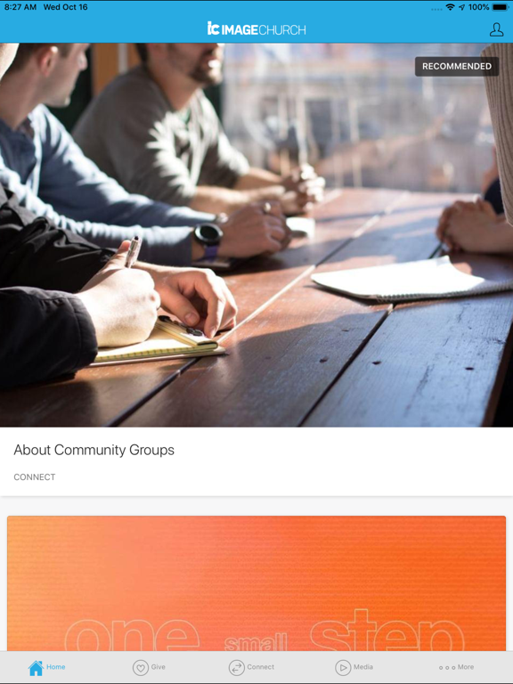 Image Church iPad screenshot 1 - Lifestyle app