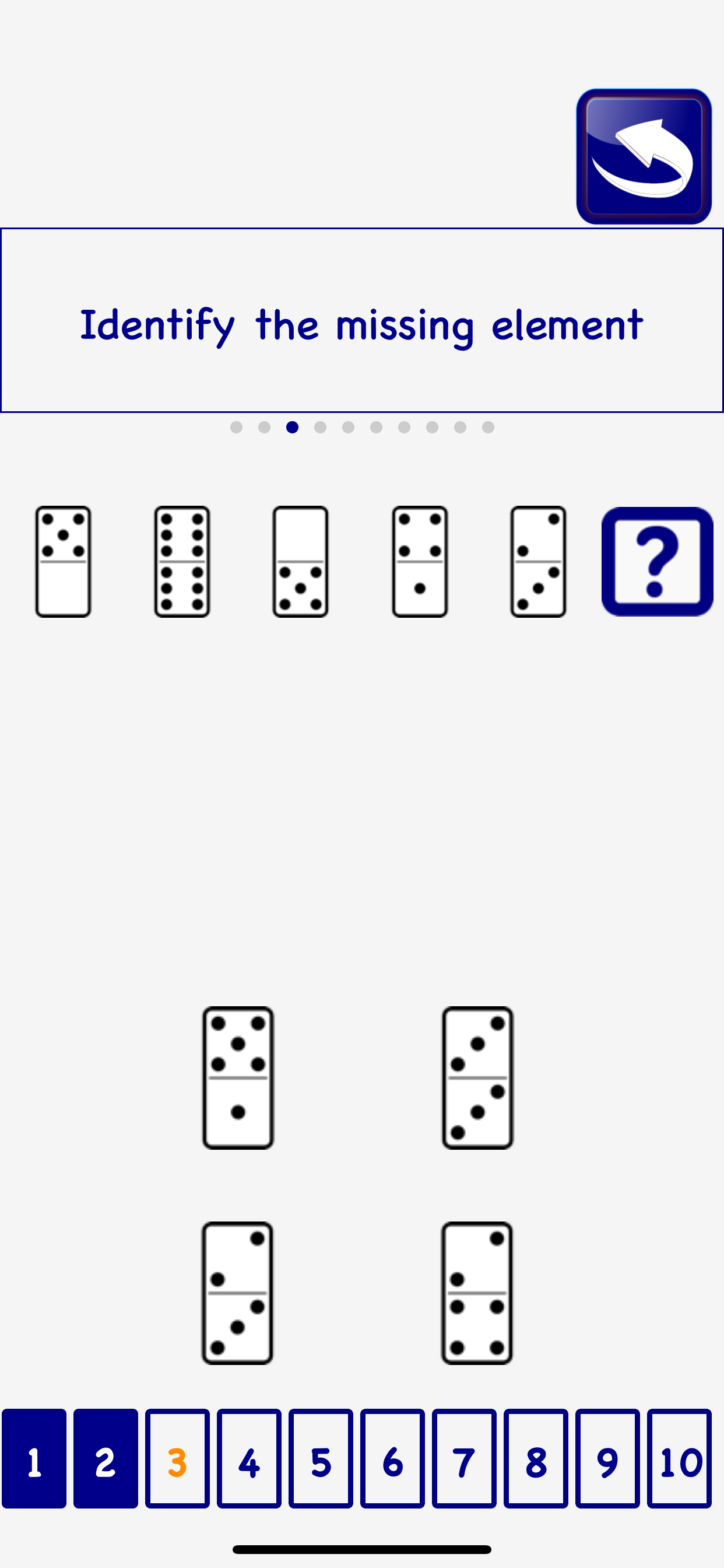 Domino psychotechnical LITE screenshot 3
