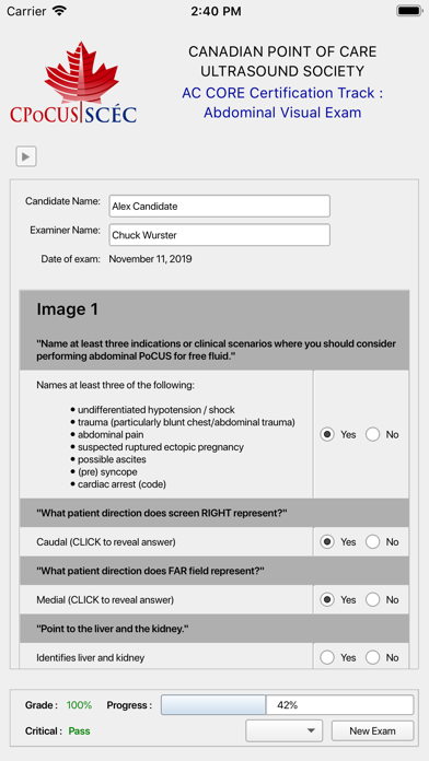 How to cancel & delete CPoCUS Exams from iphone & ipad 3